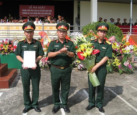 Ra mắt Trung tâm Ứng cứu sự cố hóa chất độc, phóng xạ, hạt nhân khu vực miền Bắc