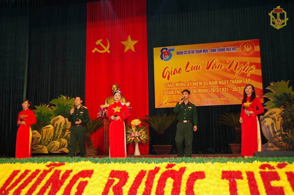 Các tiết mục văn nghệ của Đoàn cơ sở Bộ Tham mưu - Binh chủng Hóa học