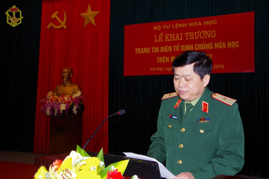 Binh chủng Hóa học khai trương Trang tin điện tử trên mạng Internet