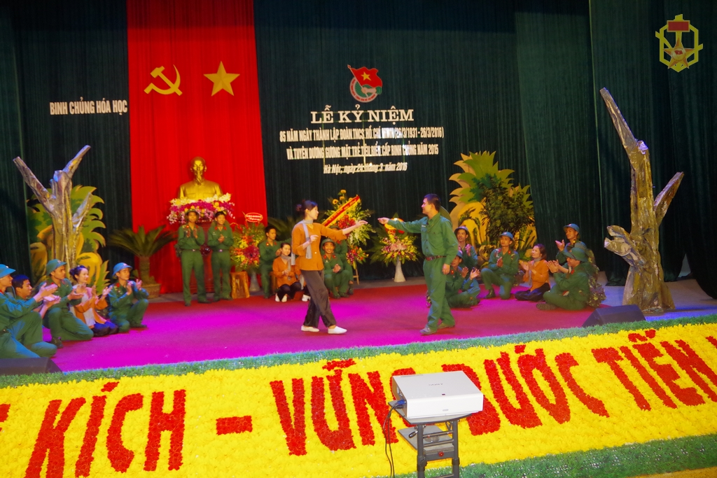 Hoạt cảnh 85 năm một chặng đường của Lữ đoàn 86 tại Lễ kỷ niệm