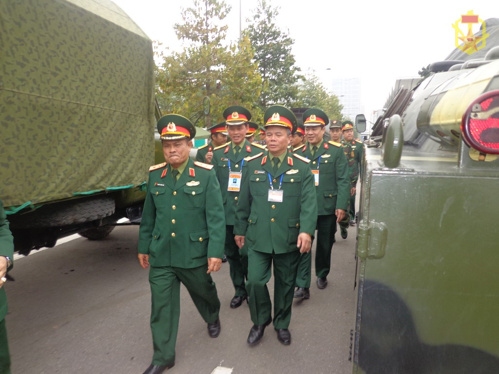 Thủ trưởng BTTM kiểm tra lực lượng, phương tiện SSCĐ tham gia bảo vệ Đại hội Đảng