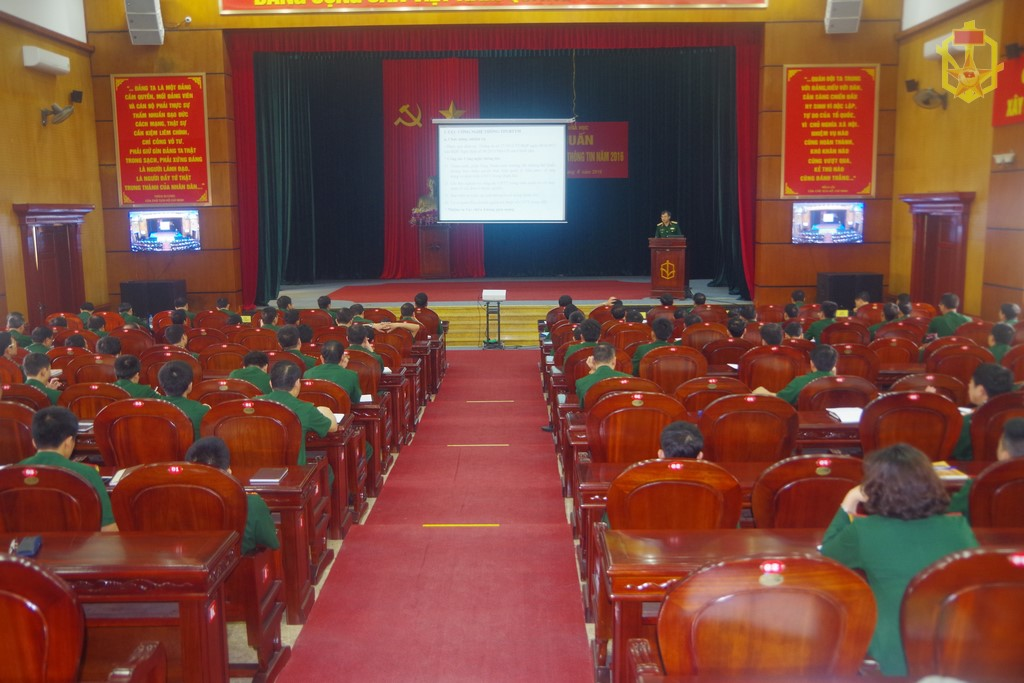 Hội nghị tập huấn công nghệ thông tin năm 2016 của Binh chủng Hóa học