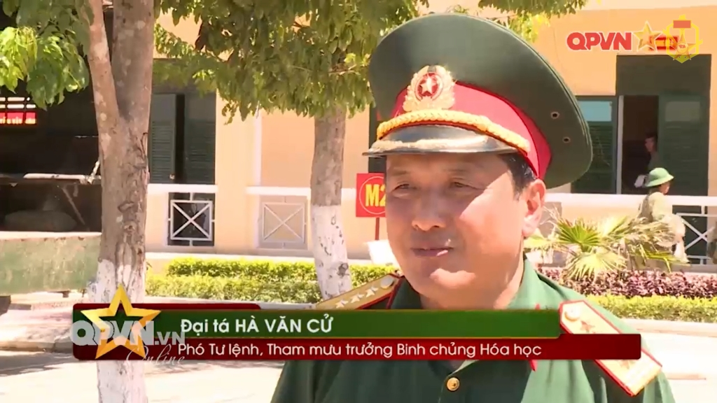 Binh chủng Hóa học tổ chức diễn tập chống khủng bố năm 2016