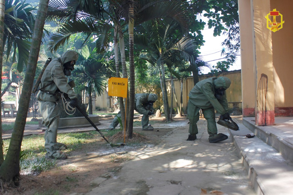 Một số kinh nghiệm huấn luyện Trung tâm Ứng cứu sự cố hóa chất độc, phóng xạ, hạt nhân khu vực miền Bắc