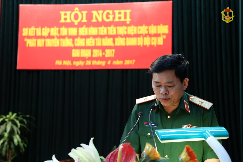 Binh chủng Hóa học tuyên dương điển hình tiên tiến thực hiện Chỉ thị 788-CT/QUTW