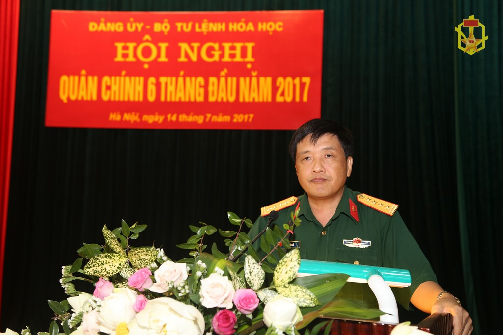 Binh chủng Hóa học tổ chức Hội nghị Quân chính 6 tháng đầu năm 2017