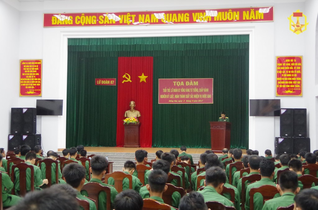 Tọa đàm "Tuổi trẻ Lữ đoàn 87 vững vàng tư tưởng, chấp hành nghiêm kỷ luật, hoàn thành xuất sắc mọi nhiệm vụ được giao