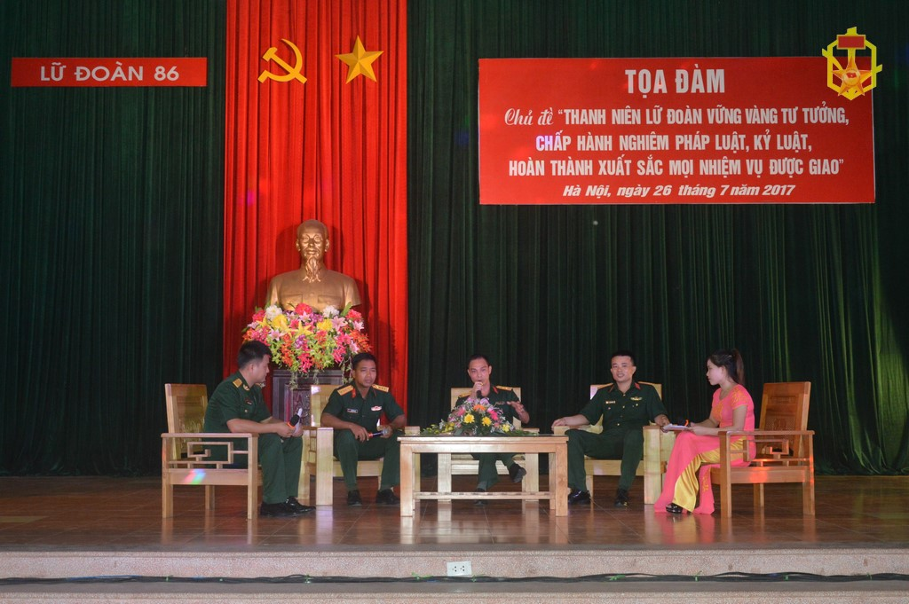 Lữ đoàn 86 tổ chức tọa đàm thanh niên với tư tưởng và kỷ luật