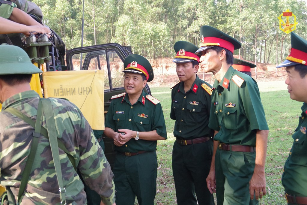 Binh chủng Hóa học: Kiểm tra công tác phòng hóa Quân đoàn 2 và Quân khu 2