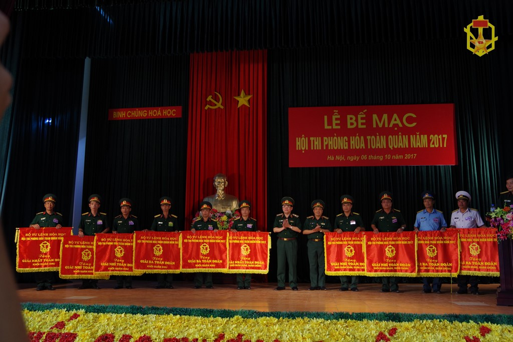 Bế mạc Hội thi Phòng hóa toàn quân năm 2017