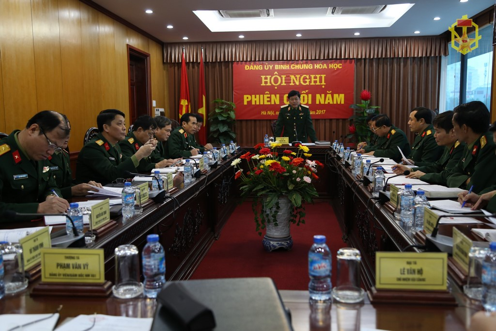 Đảng ủy Binh chủng tổ chức Hội nghị tổng kết công tác lãnh đạo thực hiện nhiệm vụ năm 2017