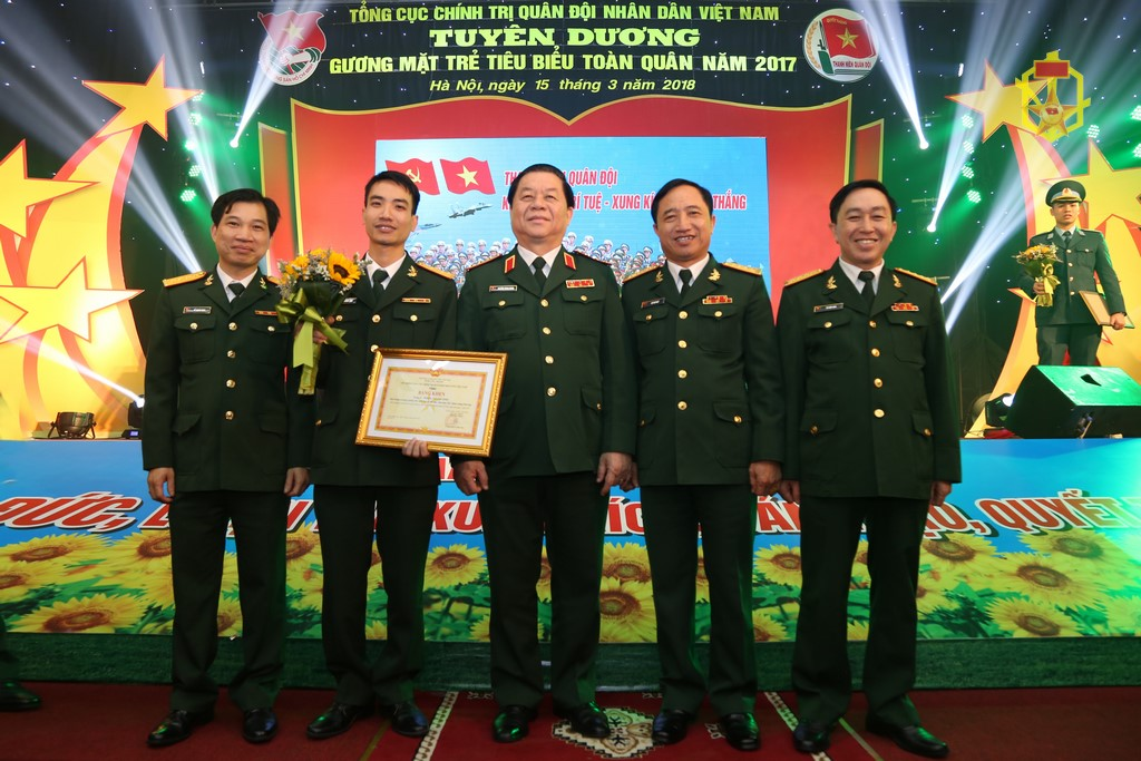 Tuyên dương Gương mặt trẻ tiêu biểu toàn quân