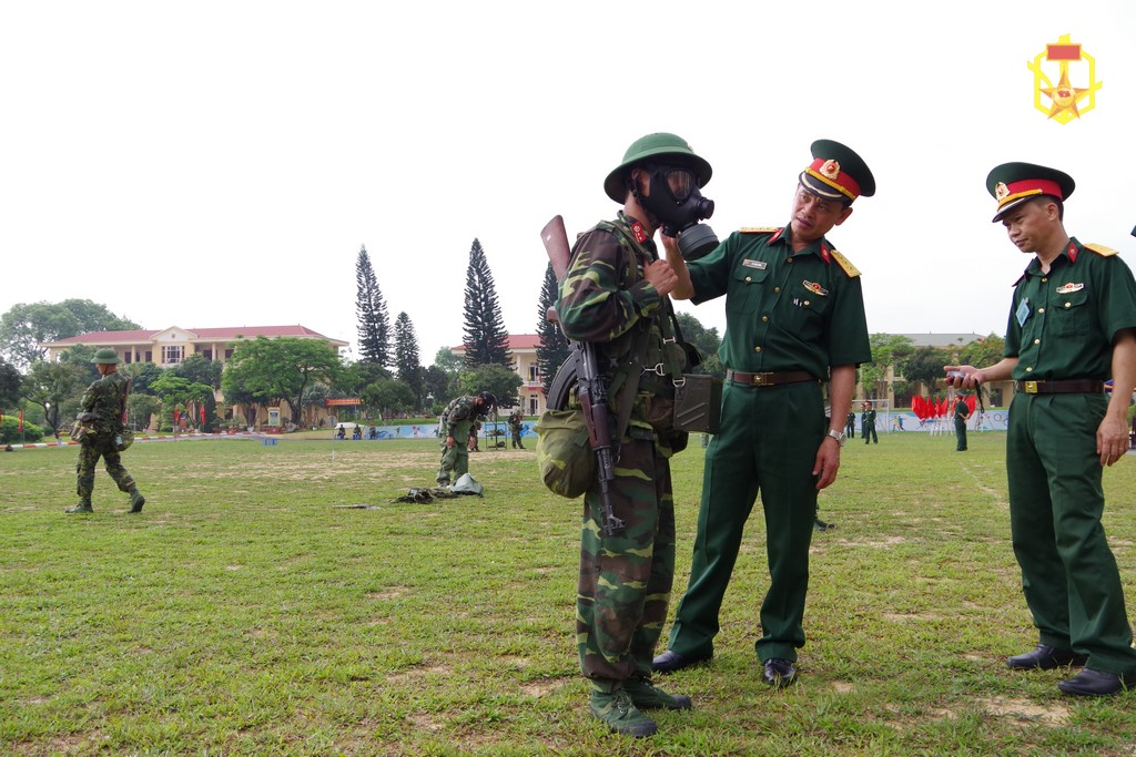 Lữ đoàn 86 tổ chức hội thi cán bộ trung đội, đại đội huấn luyện và cán bộ giảng dạy chính trị giỏi năm 2018