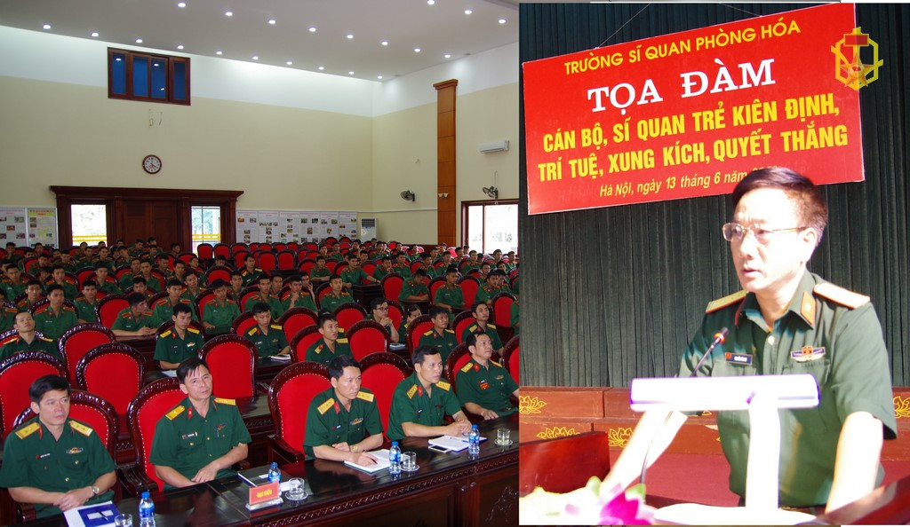 Trường Sĩ quan Phòng hóa và Lữ đoàn 86 tọa đàm sĩ quan trẻ