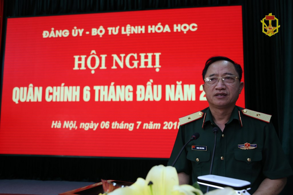Hội nghị 6 tháng đầu năm 2018 của Binh chủng Hóa học
