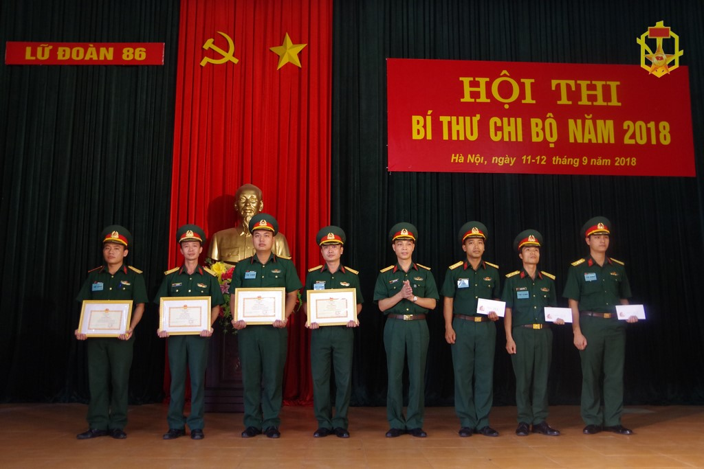 Lữ đoàn 86 tổ chức Hội thi Bí thư chi bộ năm 2018