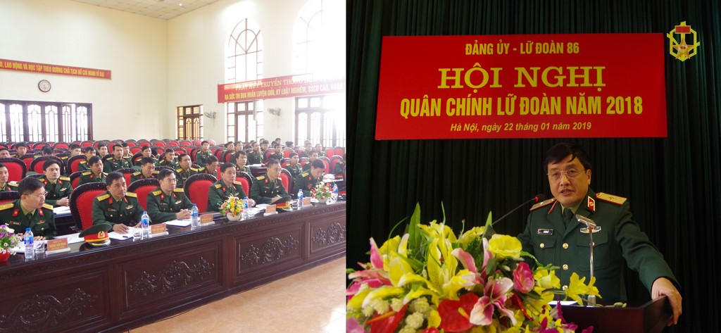 Lữ đoàn 86 tổ chức Hội nghị quân chính năm 2018