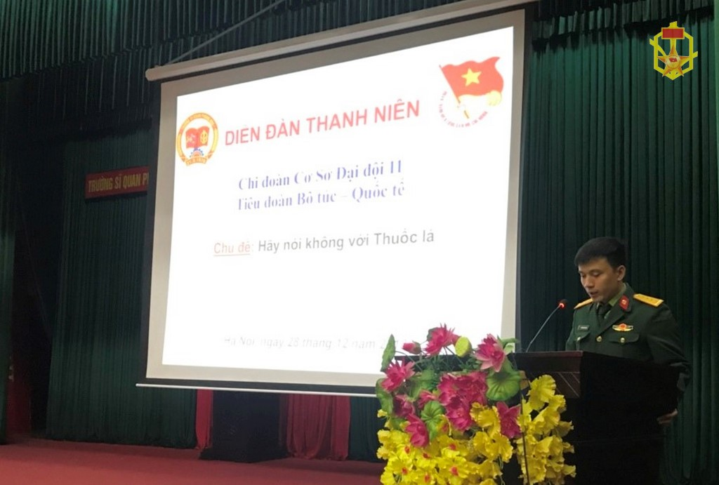 Kết quả, kinh nghiệm thực hiện giai đoạn I “Nhà trường không khói thuốc lá” ở Trường Sĩ quan Phòng hóa