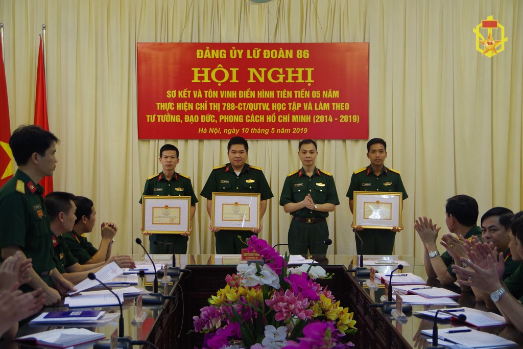 Đảng ủy Lữ đoàn 86 tổ chức Hội nghị sơ kết 5 năm thực hiện Cuộc vận động “Phát huy truyền thống, cống hiến tài năng, xứng danh Bộ đội cụ Hồ” giai đoạn 2014-2019