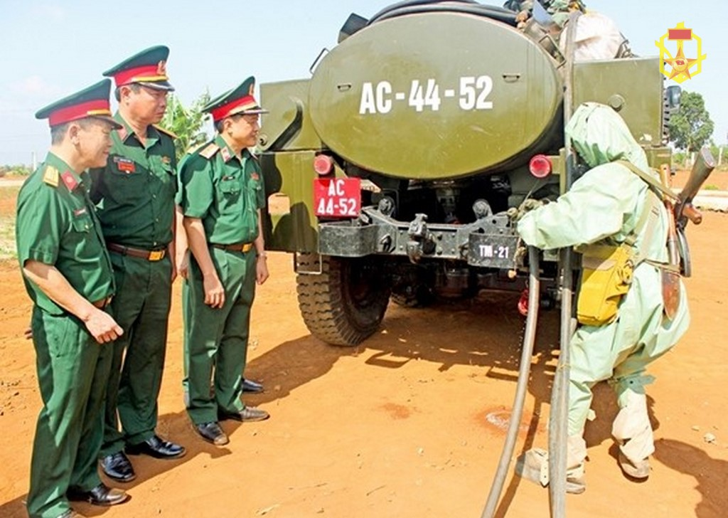 Binh chủng Hóa học kiểm tra công tác huấn luyện, sẵn sàng chiến đấu tại Quân đoàn 3