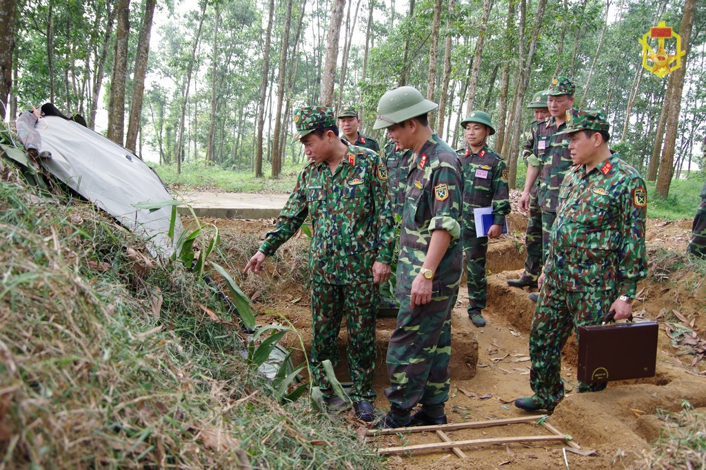Trường sĩ quan phòng hóa tổ chức diễn tập cho học viên năm 2019