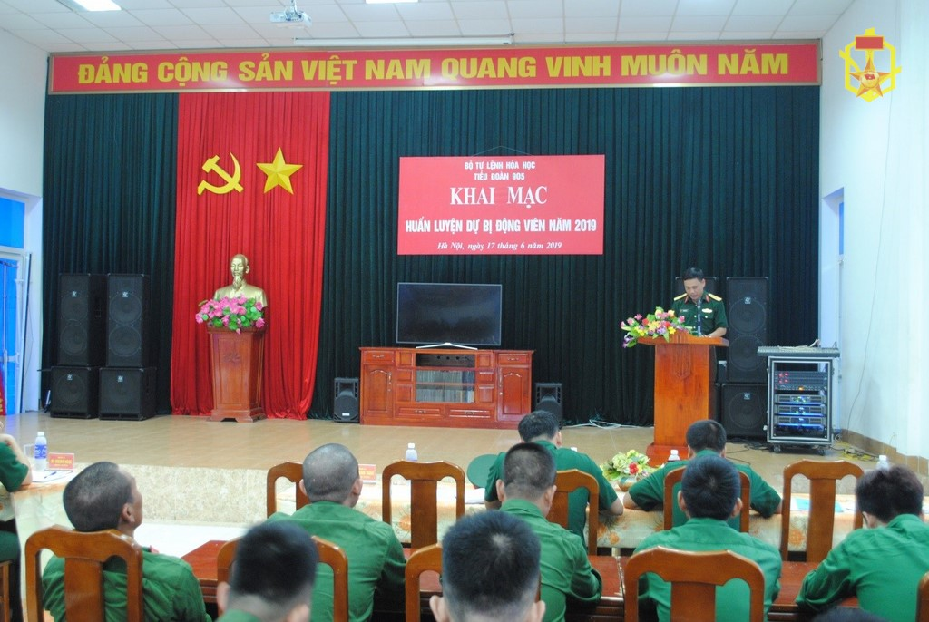 Tiểu đoàn 905 tổ chức Khai mạc Huấn luyện dự bị động viên năm 2019