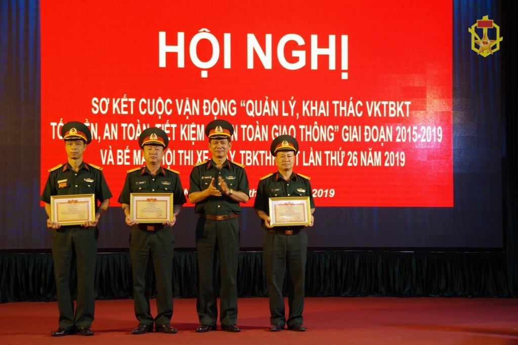 Hội nghị sơ kết cuộc vận động 50 giai đoạn 2015-2019 và bế mạc hội thi xe máy, trang bị khí tài tốt của Trường Sĩ quan Phòng hóa lần thứ 26