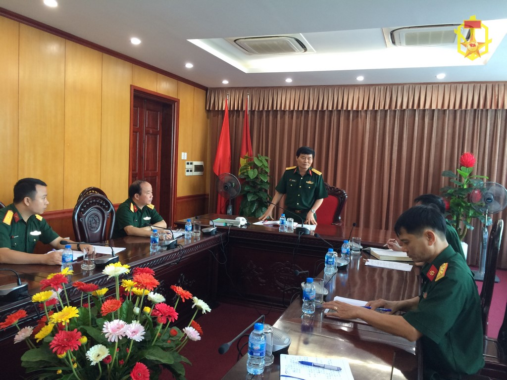 Ban chỉ đạo Binh chủng về an toàn thực phẩm họp phiên đầu tiên