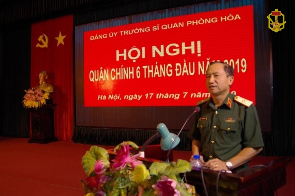 Trường Sĩ quan Phòng hóa tổ chức Hội nghị Quân chính 6 tháng đầu năm 2019