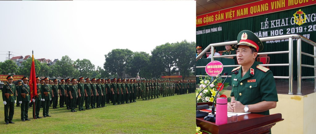 Trường Sĩ quan Phòng hóa khai giảng năm học 2019-2020