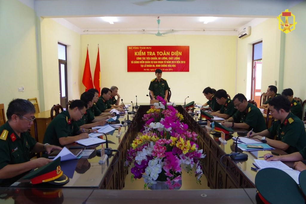 Cục Tiêu chuẩn-Đo lường-Chất lượng, Bộ Tổng tham mưu kiểm tra toàn diện công tác tiêu chuẩn, đo lường, chất lượng và đăng kiểm quân sự tại Lữ đoàn 86