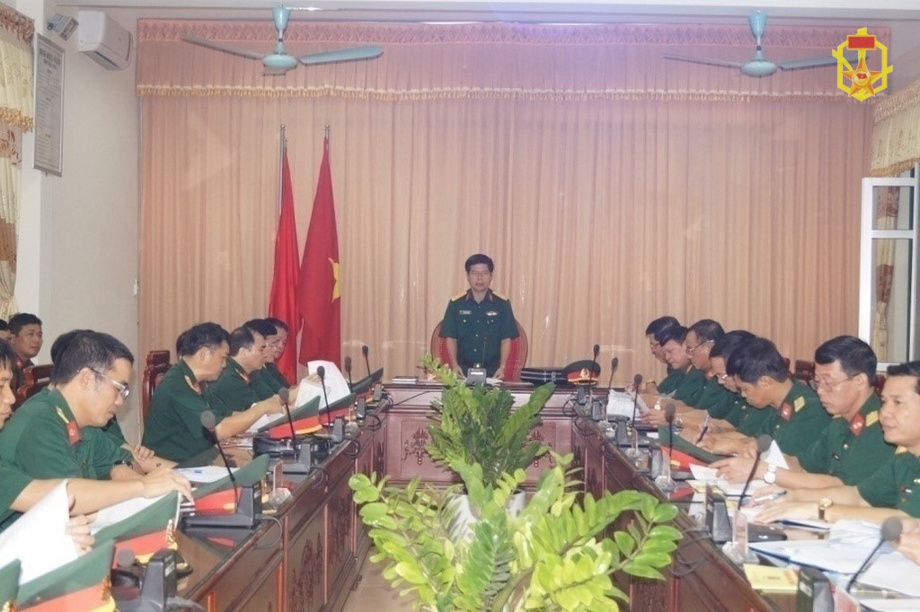 Đoàn công tác Bộ Tư lệnh Hóa học kiểm tra toàn diện Trường Sĩ quan Phòng hóa năm 2019