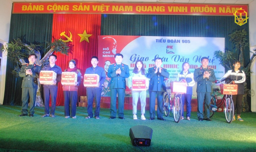 Đêm giao lưu văn nghệ kỷ niệm 37 năm ngày thành lập Tiểu đoàn 905 (20/12/1982 - 20/12/2019), 30 năm Ngày Hội QPTD (22/12/1989 - 22/12/-2019) và 75 năm ngày thành lập QĐND Việt Nam (22/12/1944 - 22/12/2019)
