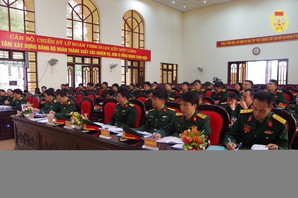 Lữ đoàn 86 tổ chức Hội nghị quân chính năm 2019