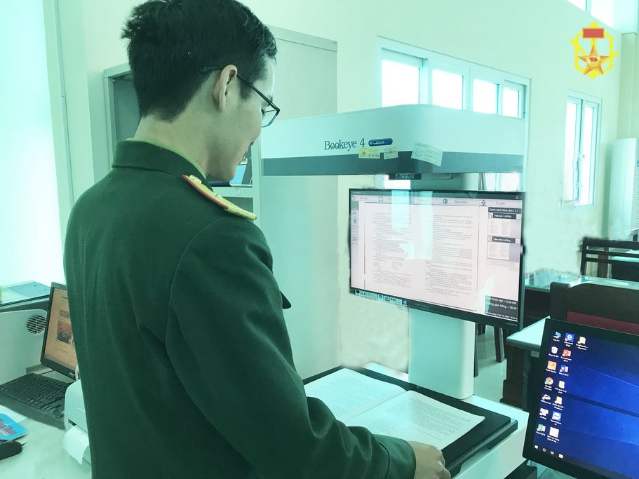 Trường Sĩ quan Phòng hóa tích cực triển khai xây dựng hệ thống Thư viện điện tử và số hóa thư viện