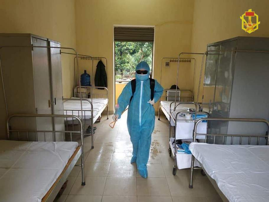 Trường Sĩ quan Phòng hóa chủ động, tích cực phòng, chống dịch viêm phổi cấp do virus Corona