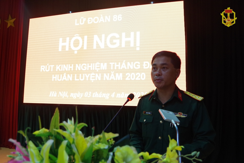 Rút kinh nghiệm tháng đầu huấn luyện tại lữ đoàn 86