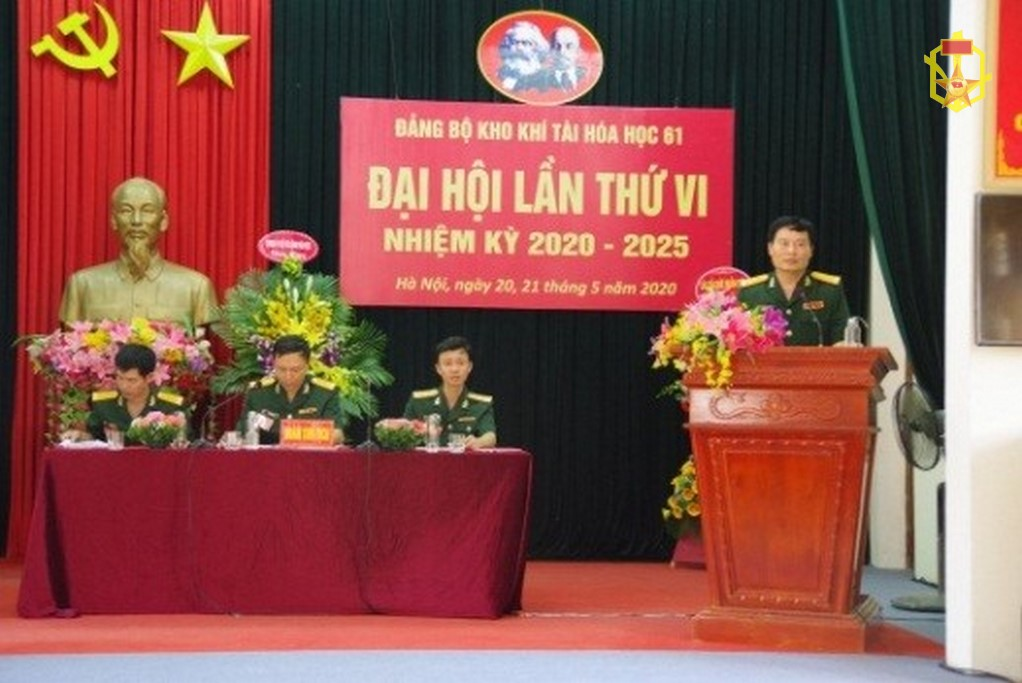 Đảng bộ Kho KTHH 61 tổ chức thành công Đại hội Đảng bộ lần thứ VI, nhiệm kỳ 2020-2025