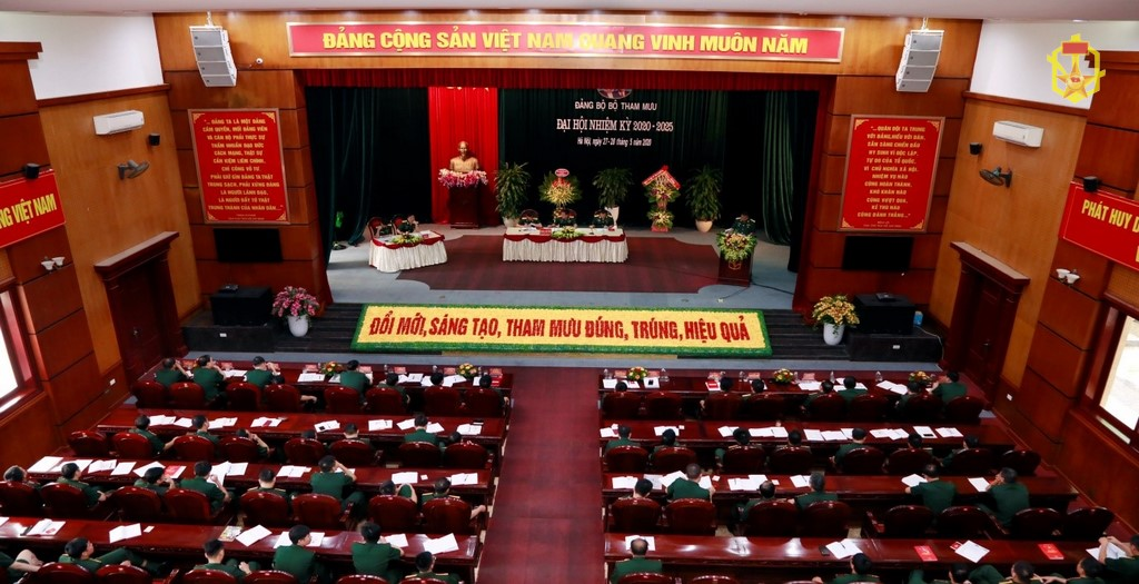 Đảng bộ Bộ Tham mưu tổ chức Đại hội nhiệm kỳ 2020 – 2025 với chủ đề: "Đổi mới, sáng tạo, tham mưu đúng, trúng, hiệu quả