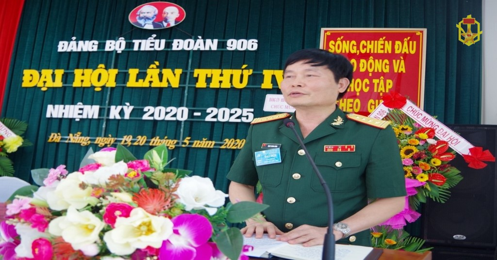 Đảng bộ Tiểu đoàn 906 tổ chức thành công Đại hội lần thứ IV nhiệm kỳ 2020 - 2025