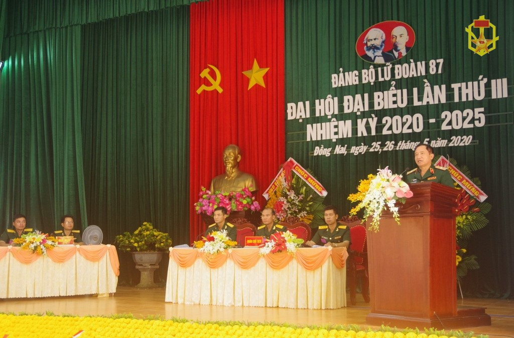 Đảng bộ Lữ đoàn 87 tổ chức thành công Đại hội đại biểu Đảng bộ Lữ đoàn lần thứ III, nhiệm kỳ 2020-2025