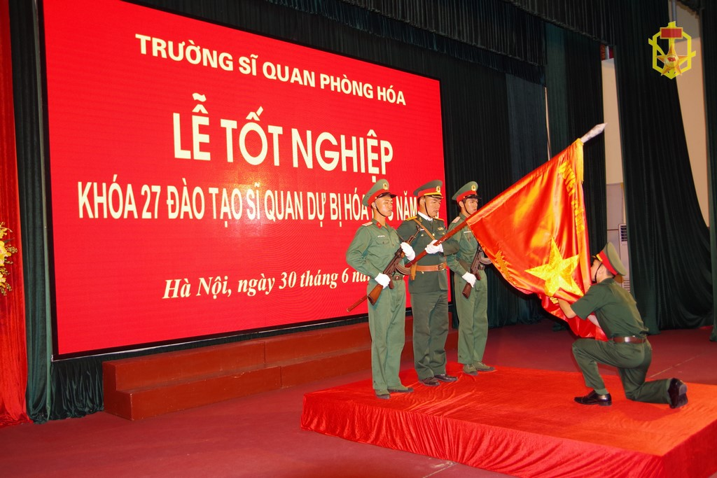 Trường Sĩ quan Phòng hóa tổ chức Lễ Tốt nghiệp ra trường cho Học viên đào tạo Sĩ quan dự bị khóa 27 năm 2020