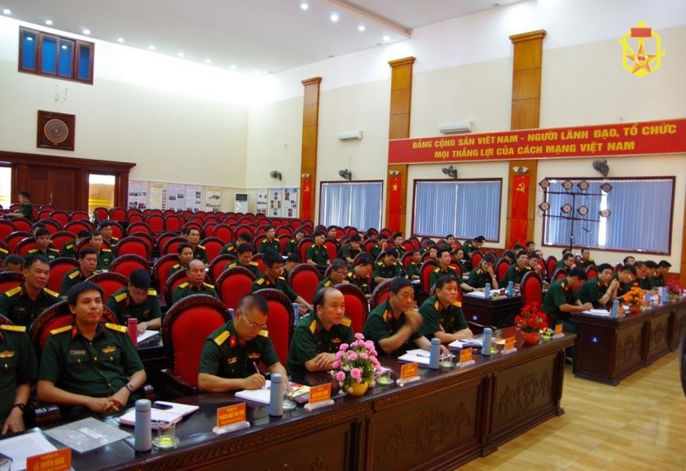 Trường Sĩ quan Phòng hóa tổ chức Hội nghị Quân chính 6 tháng đầu năm 2020