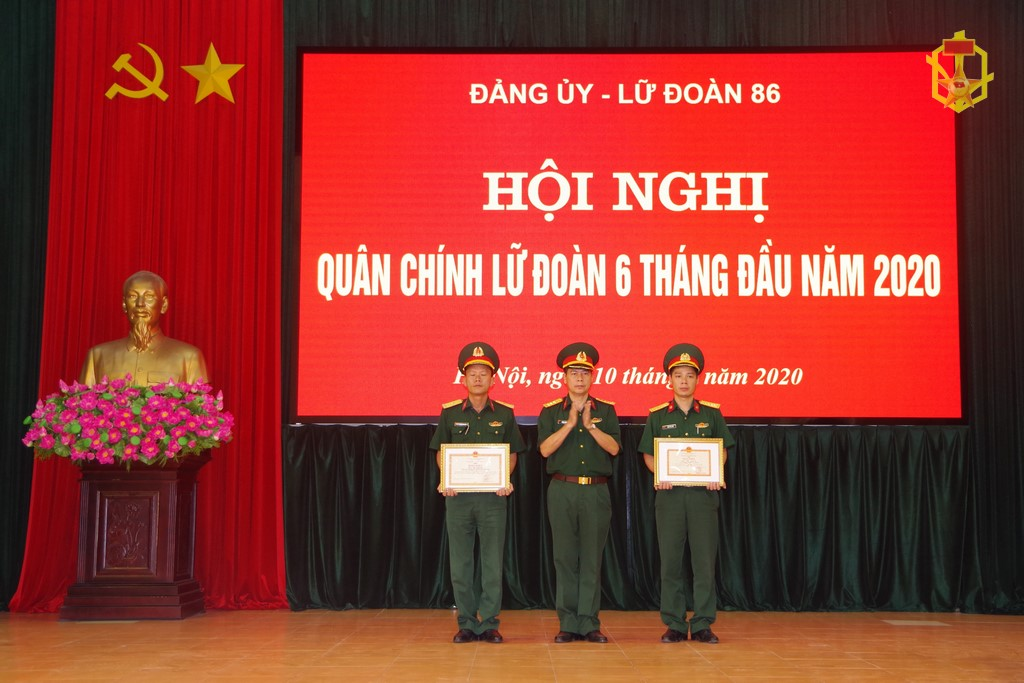 Lữ đoàn 86 tổ chức Hội nghị Quân chính 6 tháng đầu năm 2020