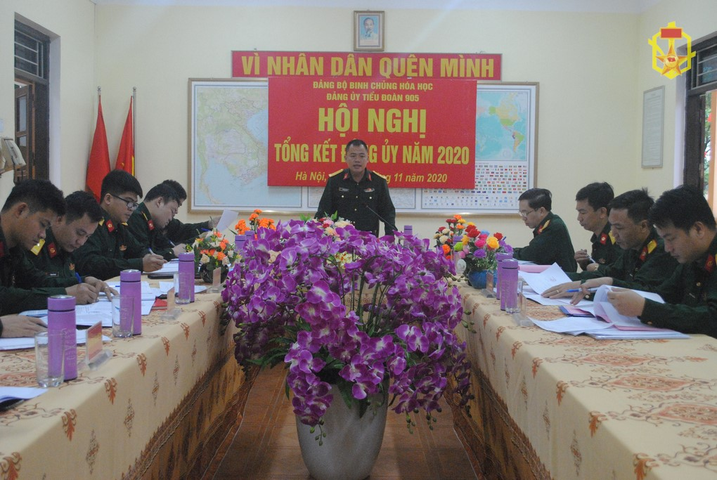 Đảng ủy Tiểu đoàn 905 tổ chức thành công Hội nghị tổng kết năm 2020