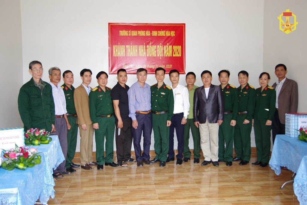 Trường Sĩ quan Phòng hóa tổ chức khánh thành Nhà đồng đội năm 2020