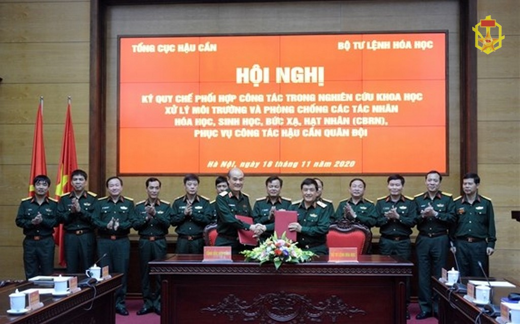 Ký kết hợp tác nghiên cứu khoa học về xử lý môi trường và phòng hóa