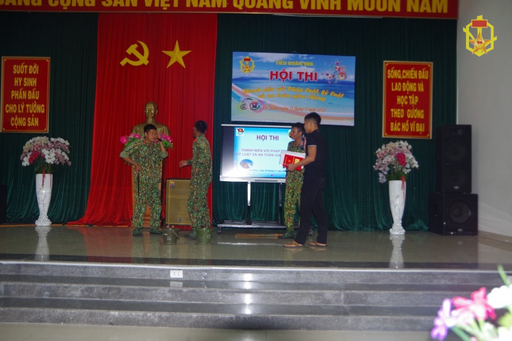 Tiểu đoàn 906 tổ chức hội thi thanh niên với pháp luật, kỷ luật và an toàn giao thông