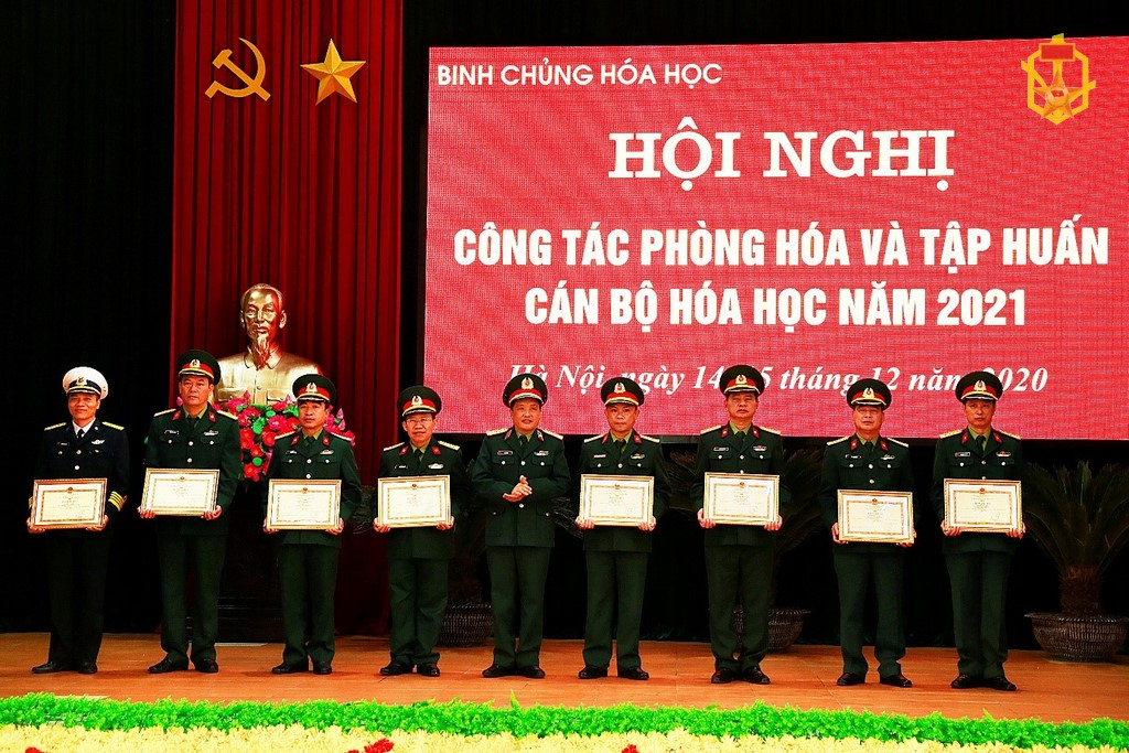 Hội nghị công tác phòng hóa và tập huấn cán bộ hóa học năm 2021