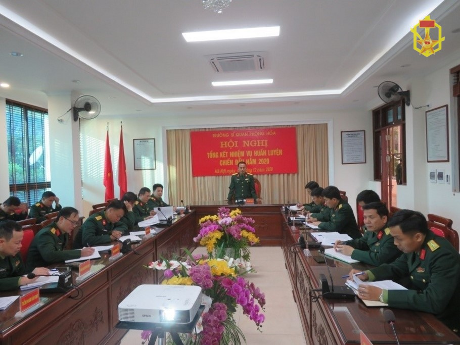 Trường Sĩ quan Phòng hóa tổ chức Hội nghị tổng kết nhiệm vụ huấn luyện - chiến đấu năm 2020